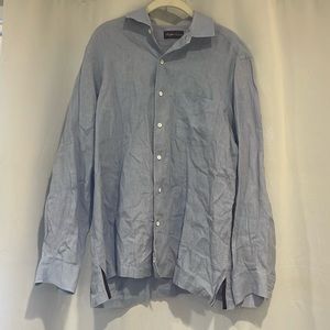 Ralph Lauren Purple Label Linen Button Down Shirt